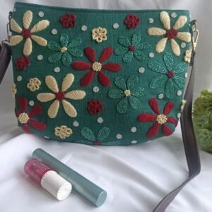 green-half-moon-sling-bag