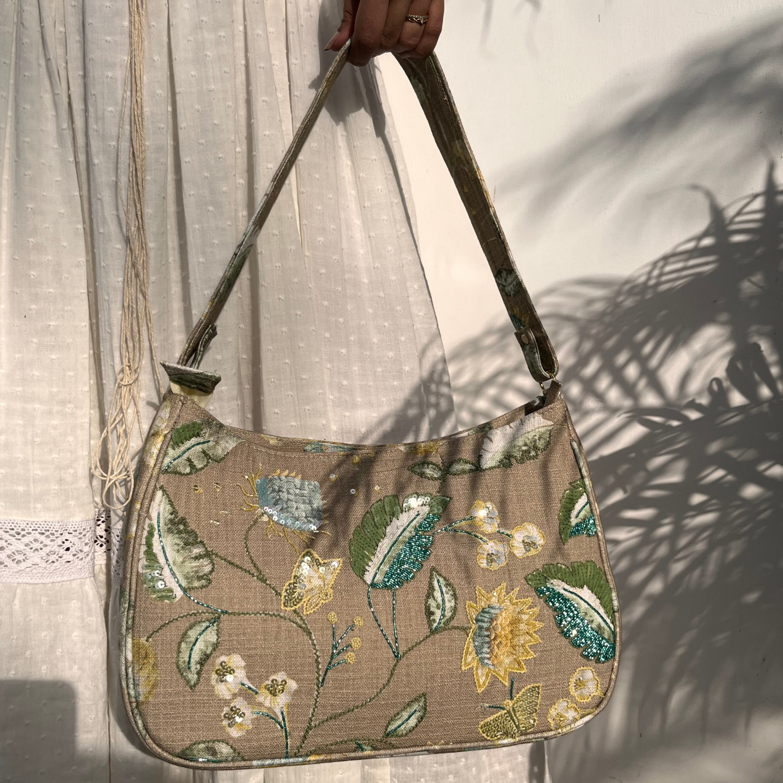 Princess hobo bag showing spacious interior and strap Princess hobo bag showing spacious interior and strap